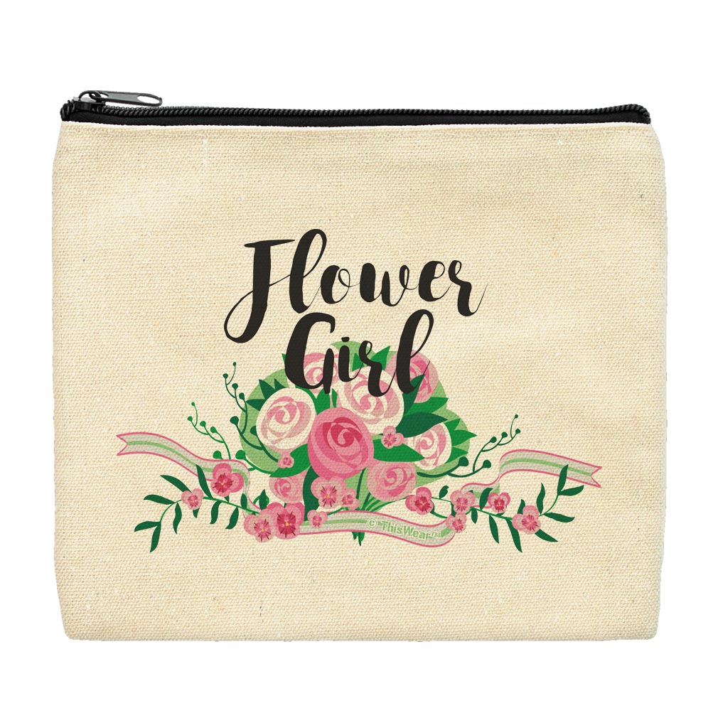 flower girl makeup bag