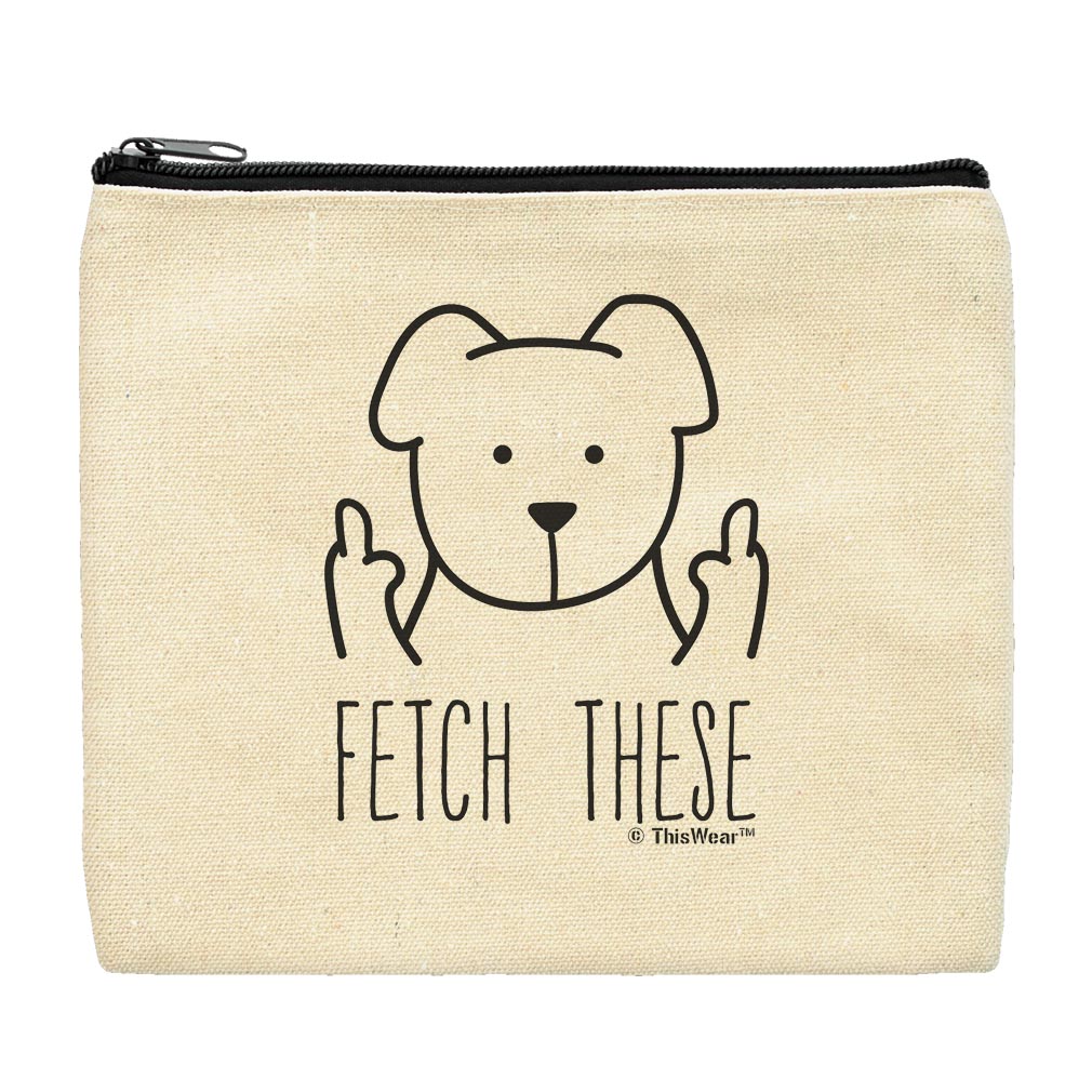 Dog Gag Gifts Fetch These Bag Funny Dog Themed Gifts Dog Small Makeup