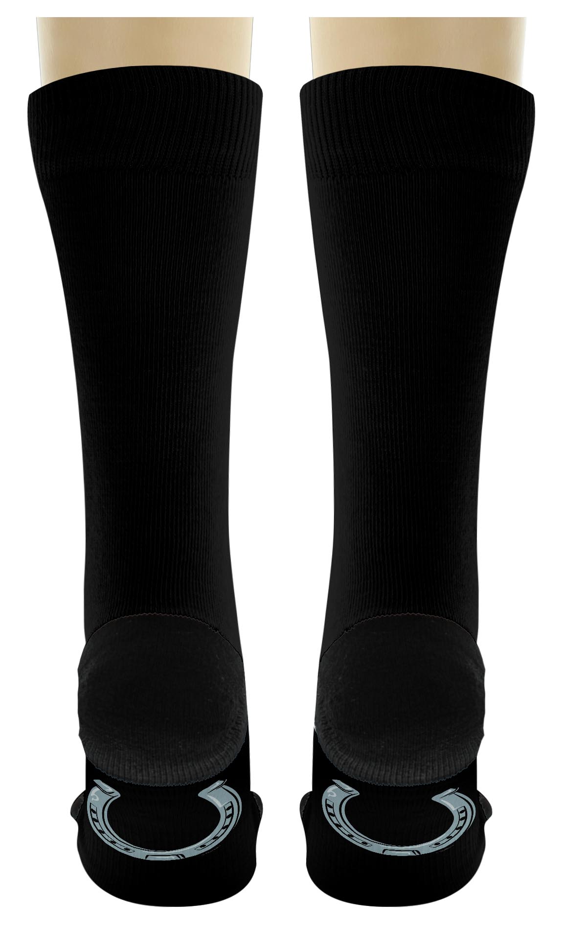 Lucky Socks Horse Legs & Horseshoe Socks Horse Lover Gifts Novelty Crew