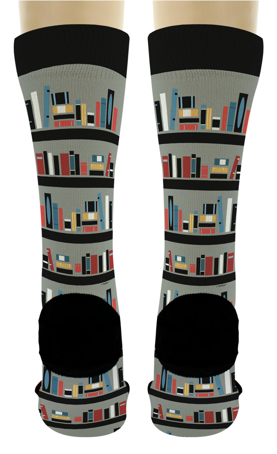 Nerdy Gifts Book Themed Socks Reading Accessories Book Lover Novelty