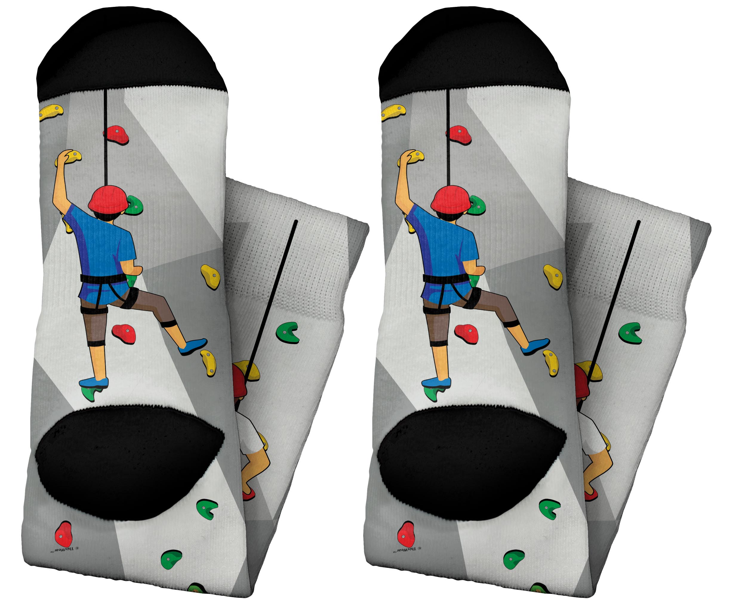 Unisex Novelty Socks Rock Climbing Socks Hiking Related Gifts Novelty