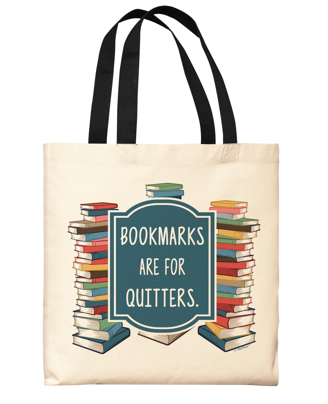 canvas library bag