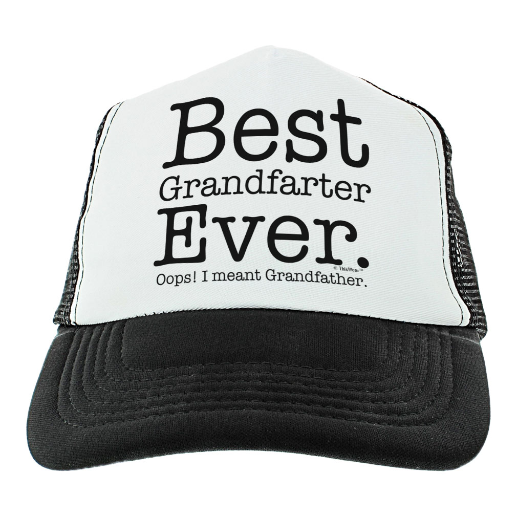 Best Grandpa Gifts Best Grandfarter Ever Hat for Grandfather Trucker Hat