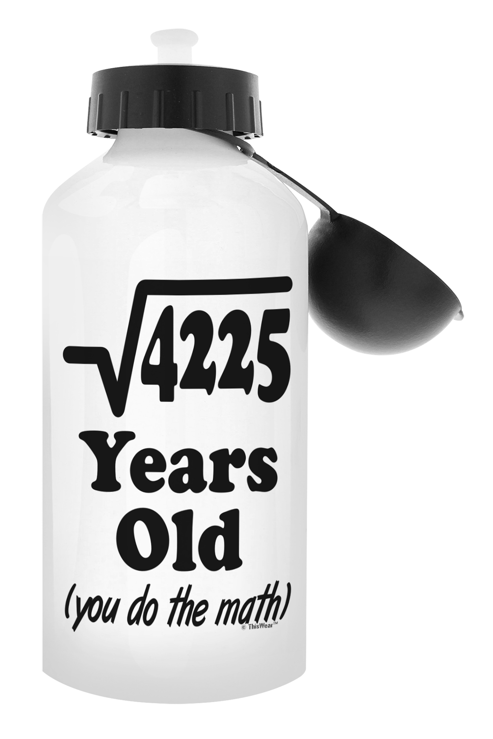 65-birthday-gifts-square-root-of-4225-you-do-the-math-aluminum-water-bottle-ebay